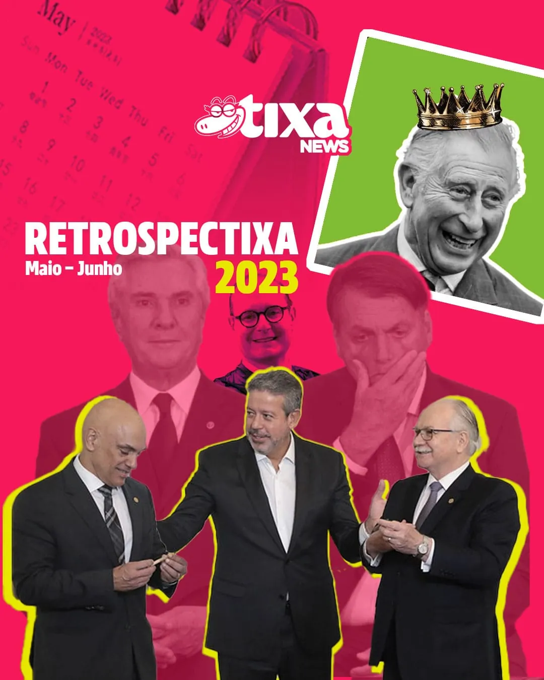 Capa: Maio e Junho só deu ex-presidentes