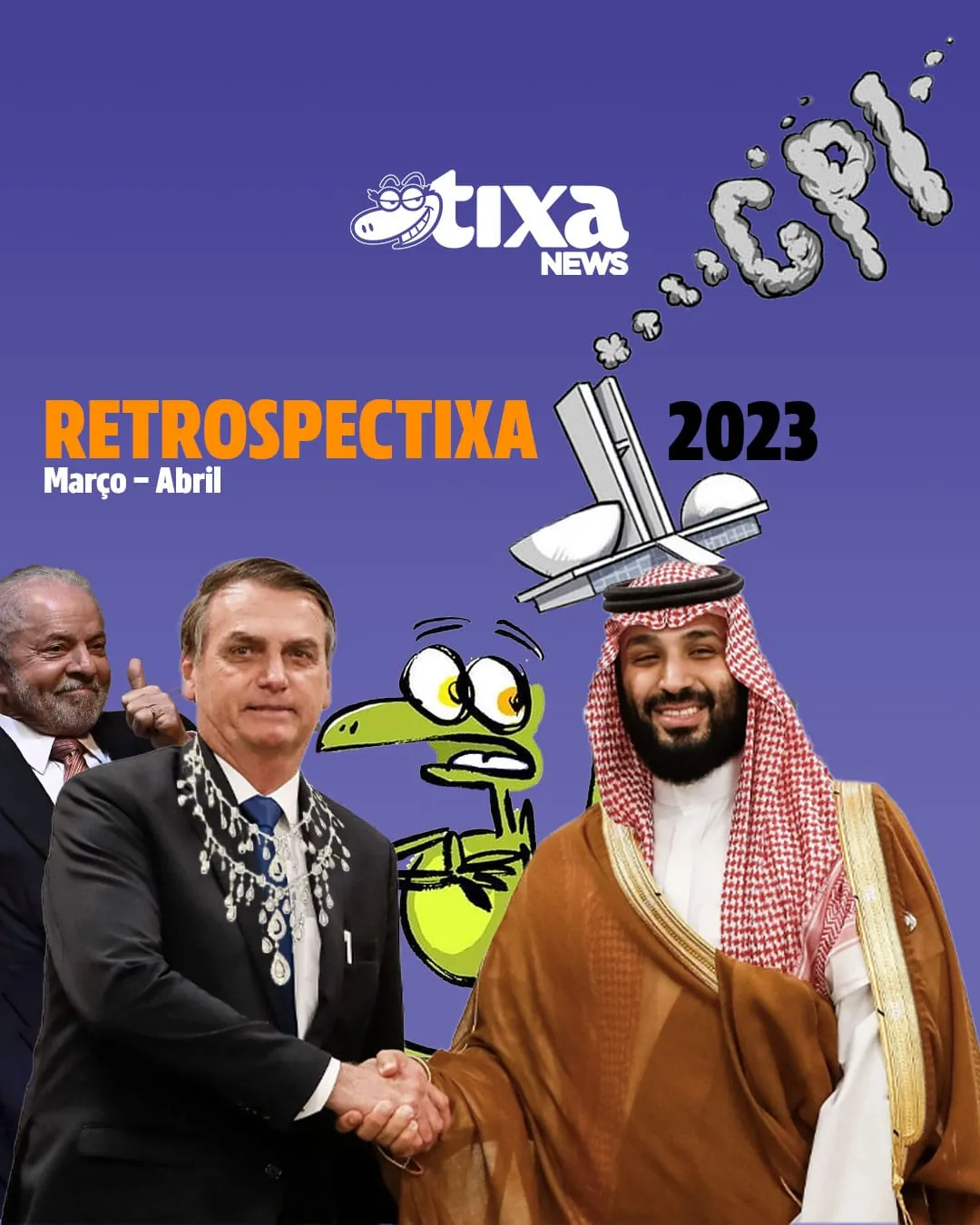 Capa: As joias de março. As pizzas de abril