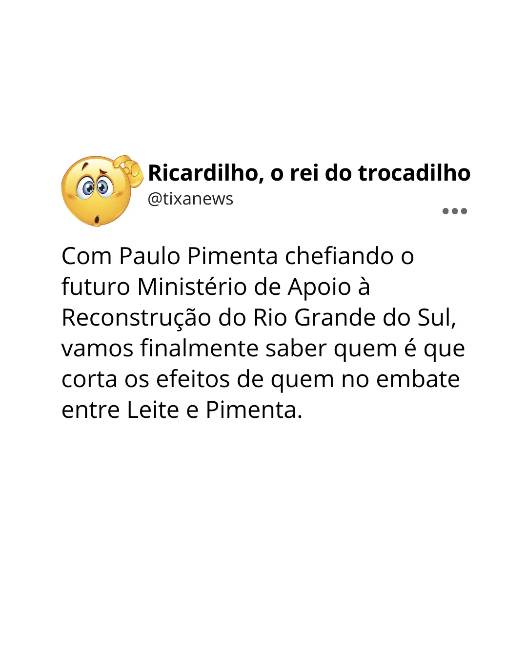 Capa: Ricardilho, pimentinha