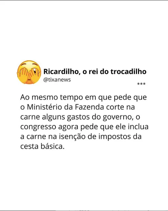 Capa: Cortando a, digo, na carne