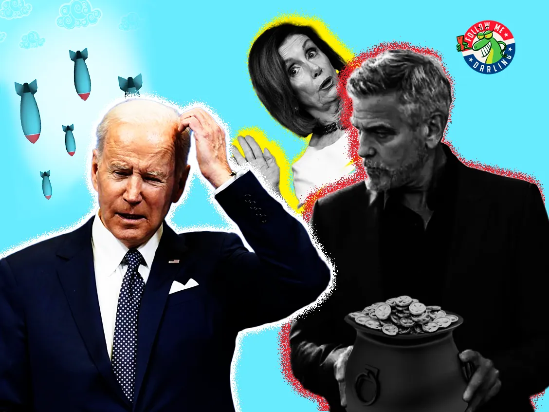 Capa: Em meio à cúpula da OTAN, George Clooney assa a batata de Biden