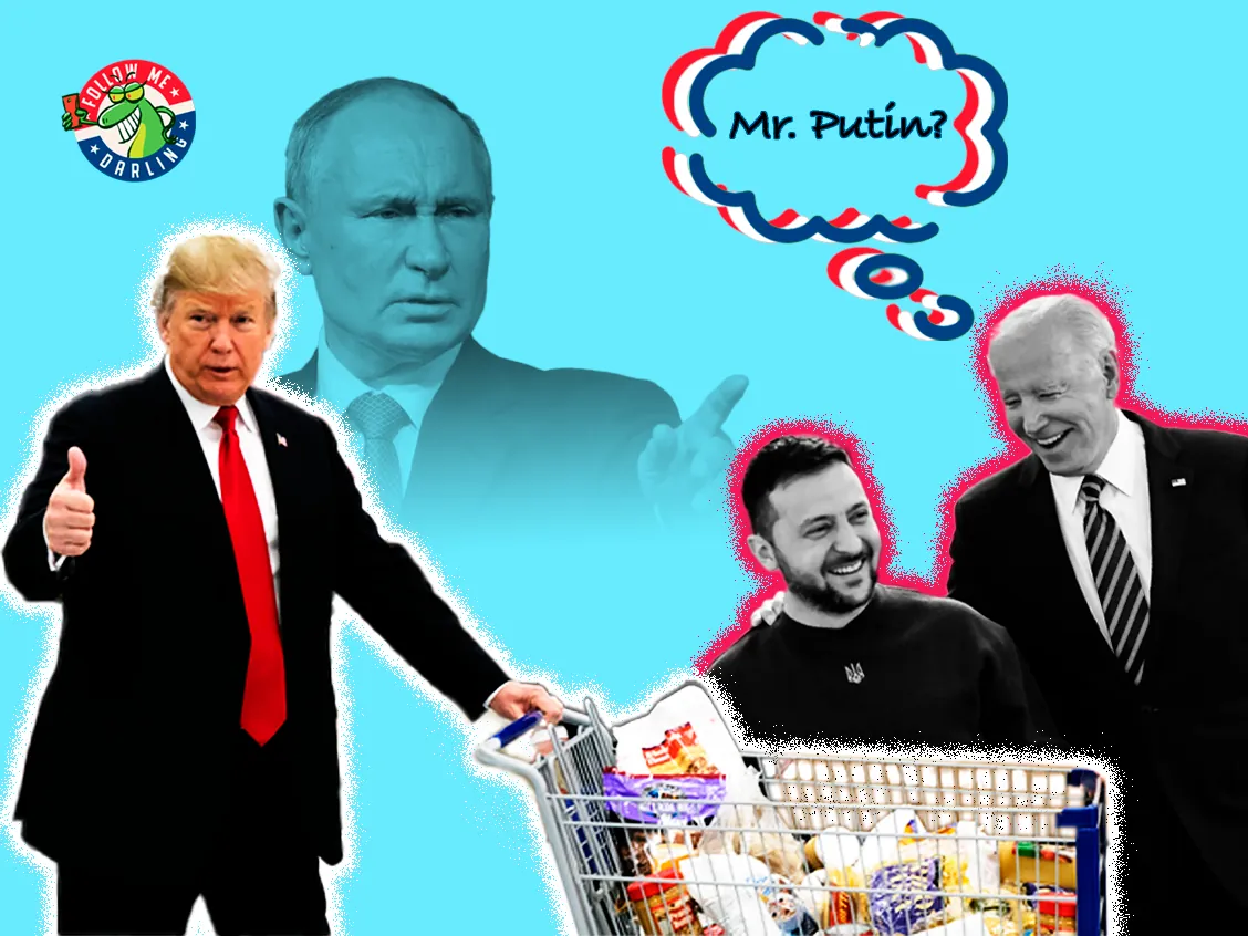 Capa: Trump finge ser normal, Biden finge ser um Big Boy