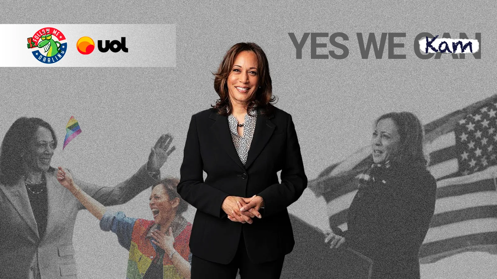 Capa: Kamala Harris na cabeça