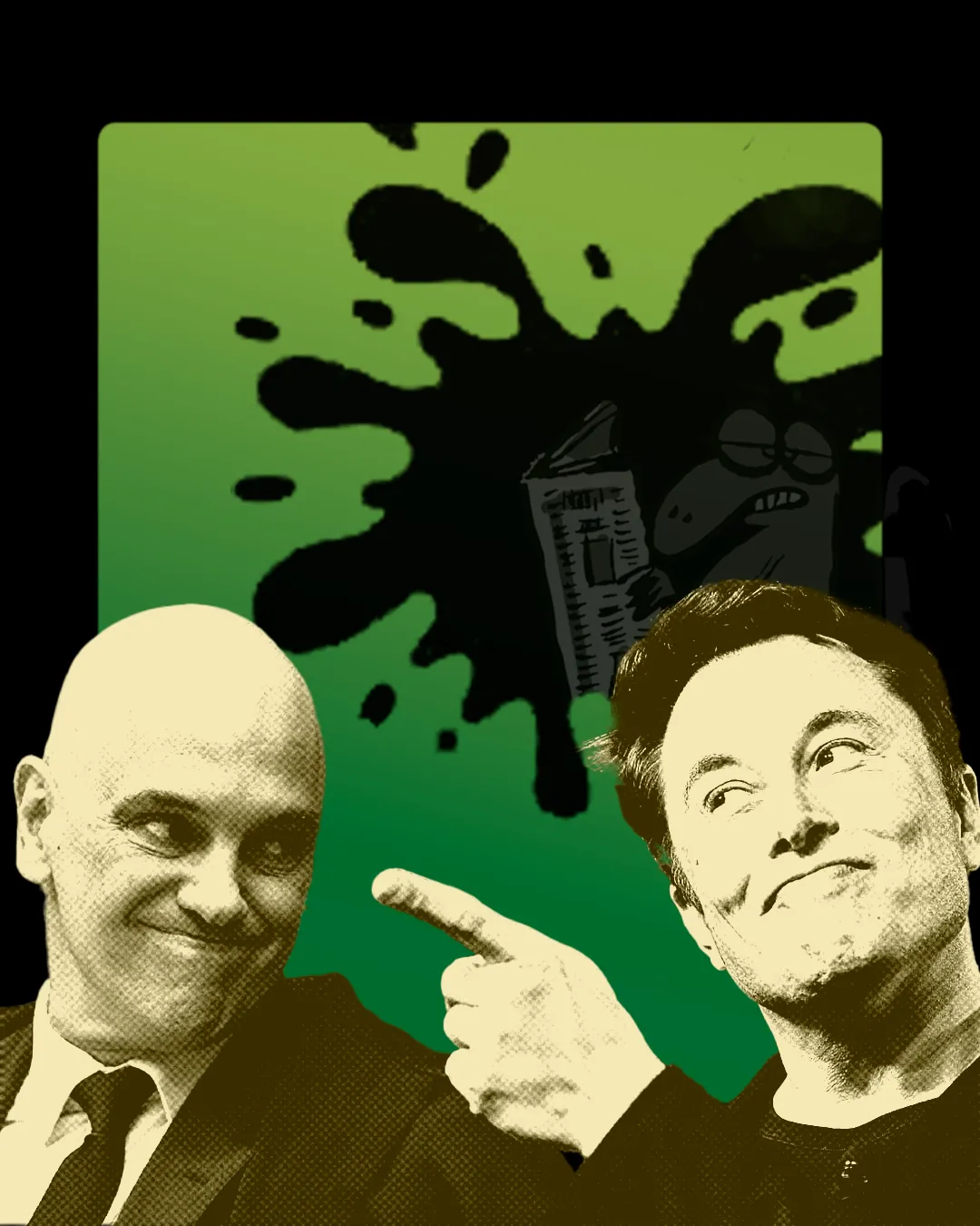 Capa: Musk quer fazer exposed do Xandão
