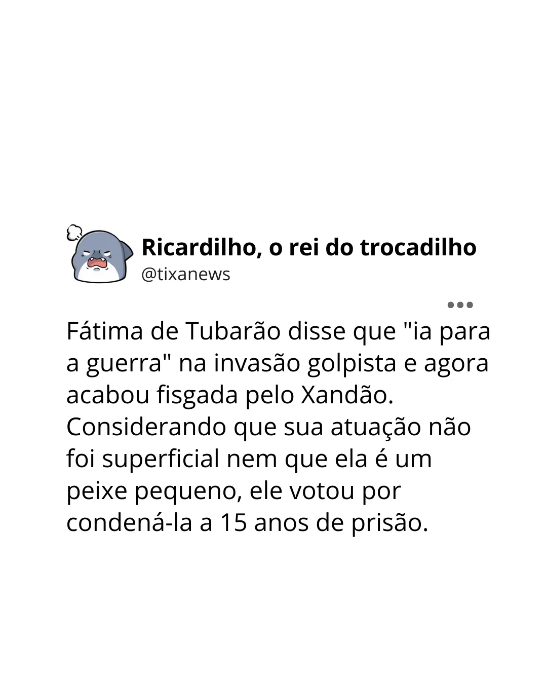 Capa: Tu-tu-tu-tubarão