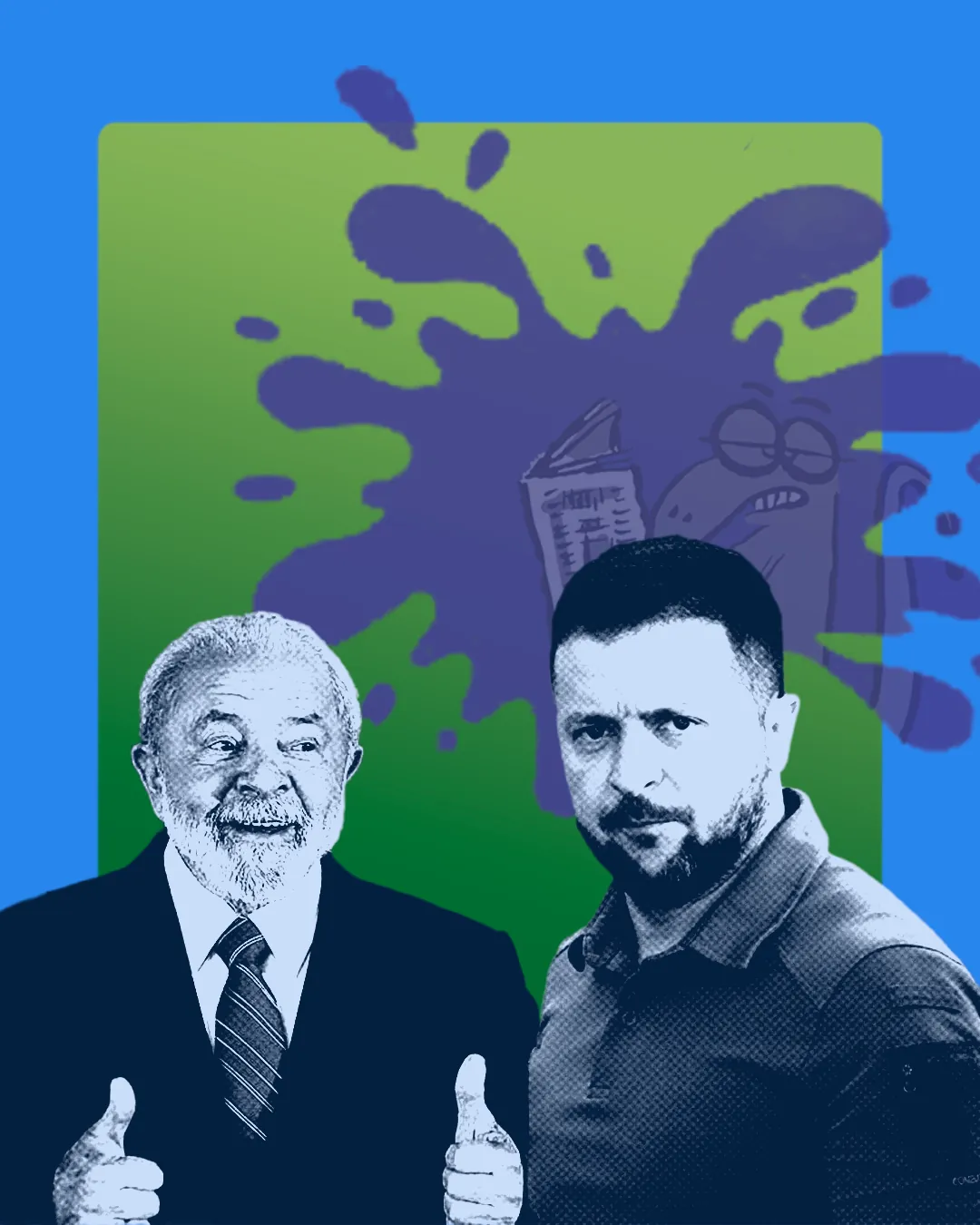 Capa: Lula x Zelensky: podem dormir tranquilos