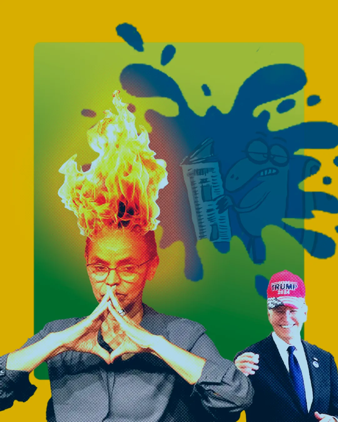 Capa: Queimando o filme