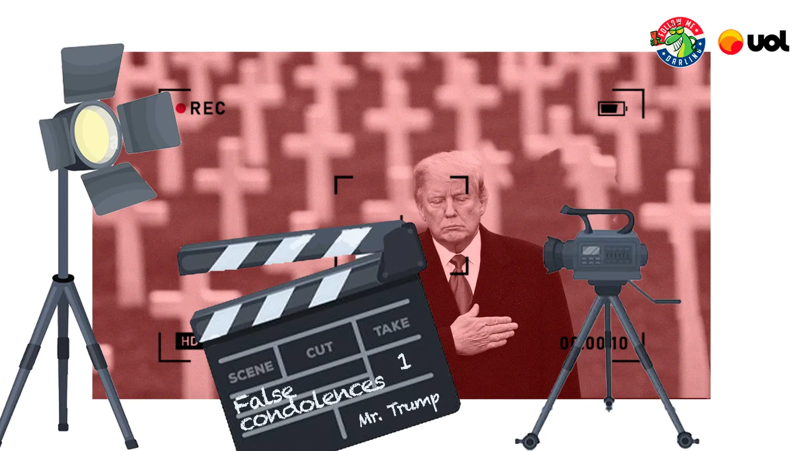 Capa: Trump no cemitério