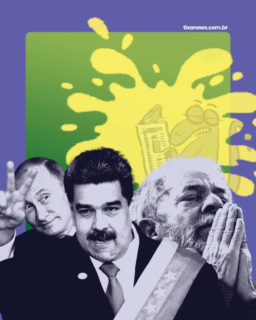 Capa: Caiu de Maduro