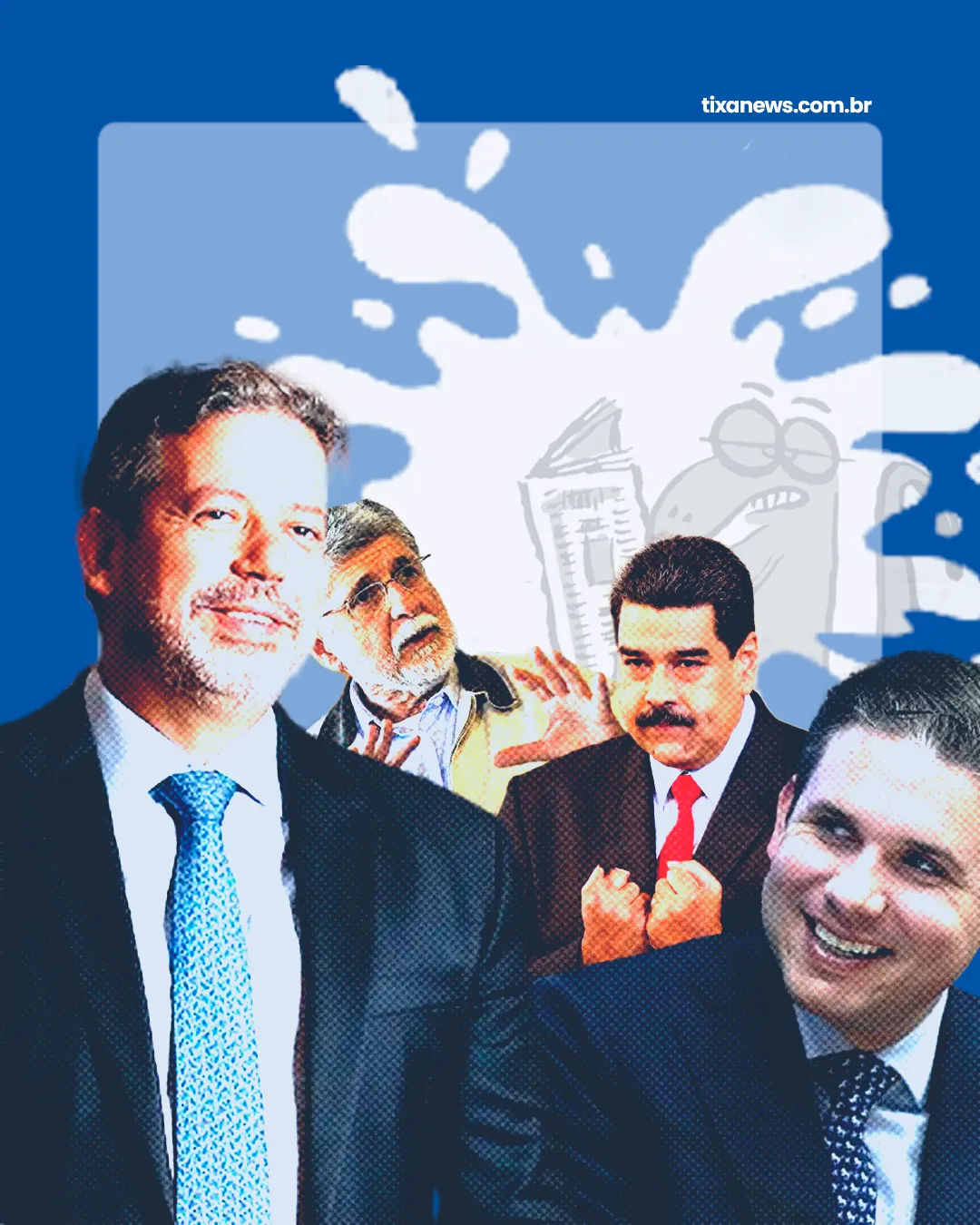 Capa: Hugo Motta já foi eleito na Venezuela
