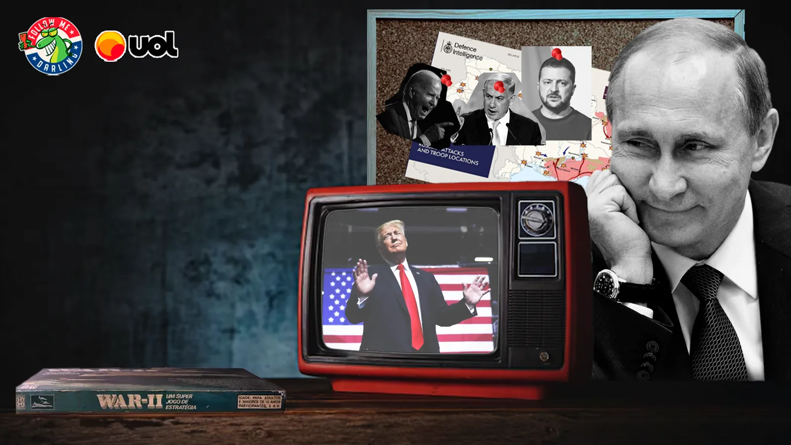 Capa: Putin, lóve you, com acento! By Trump