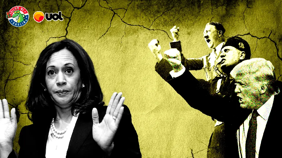 Capa: Kamala dobra a aposta no fascista