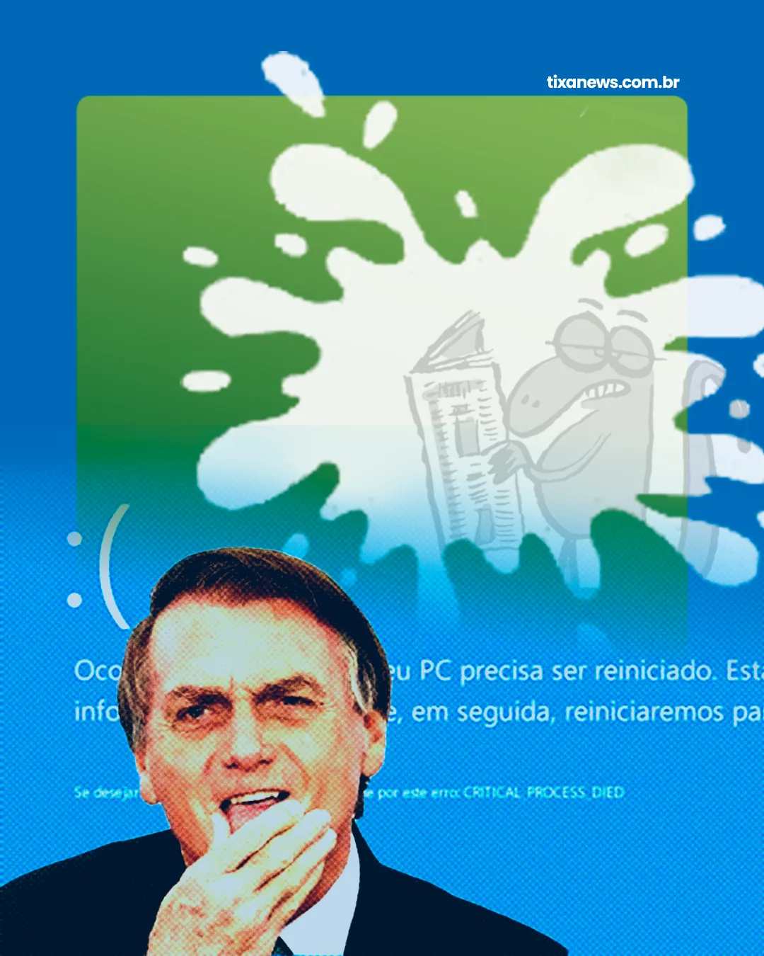 Capa: Bolsonaro admite golpe