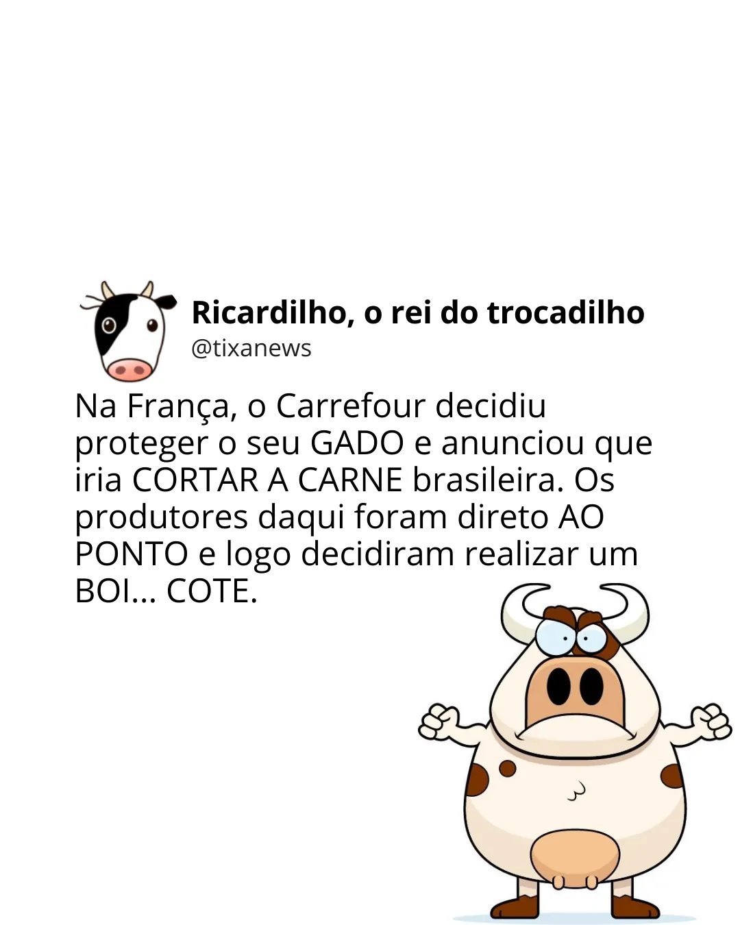 Capa: A vaca foi pro brejo