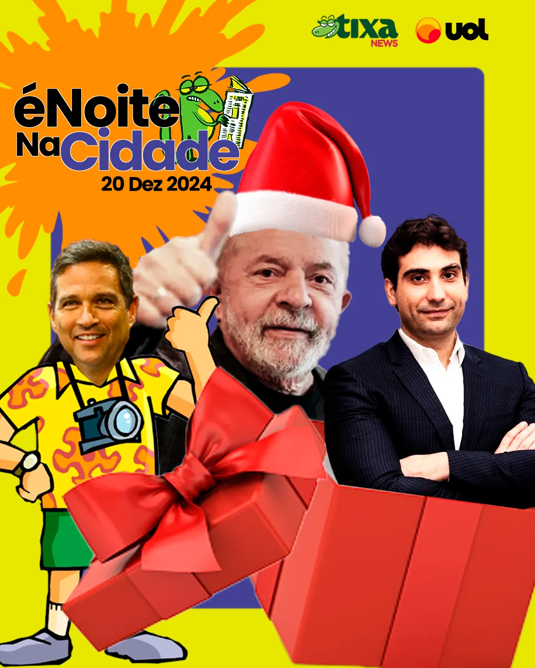 Capa: Atenção: Lula anuncia um presente para o Brasil