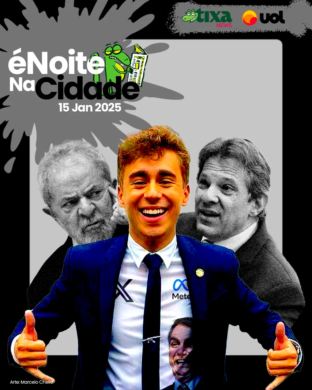Capa: Outro Nikolas no sapato de Lula