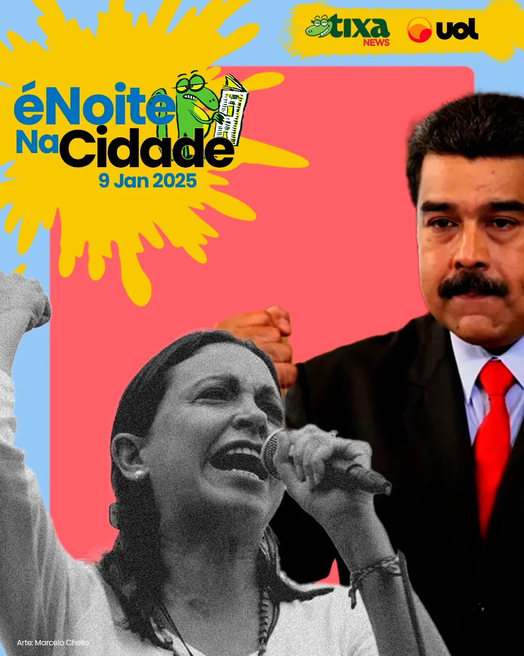 Capa: Maduro renova votos da sua ditadura