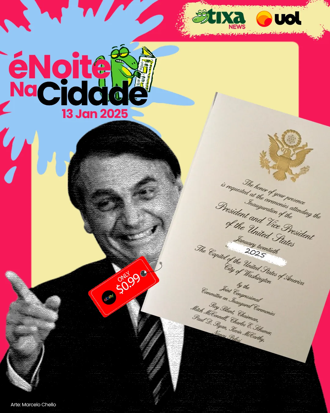 Capa: O convite era do Trump?