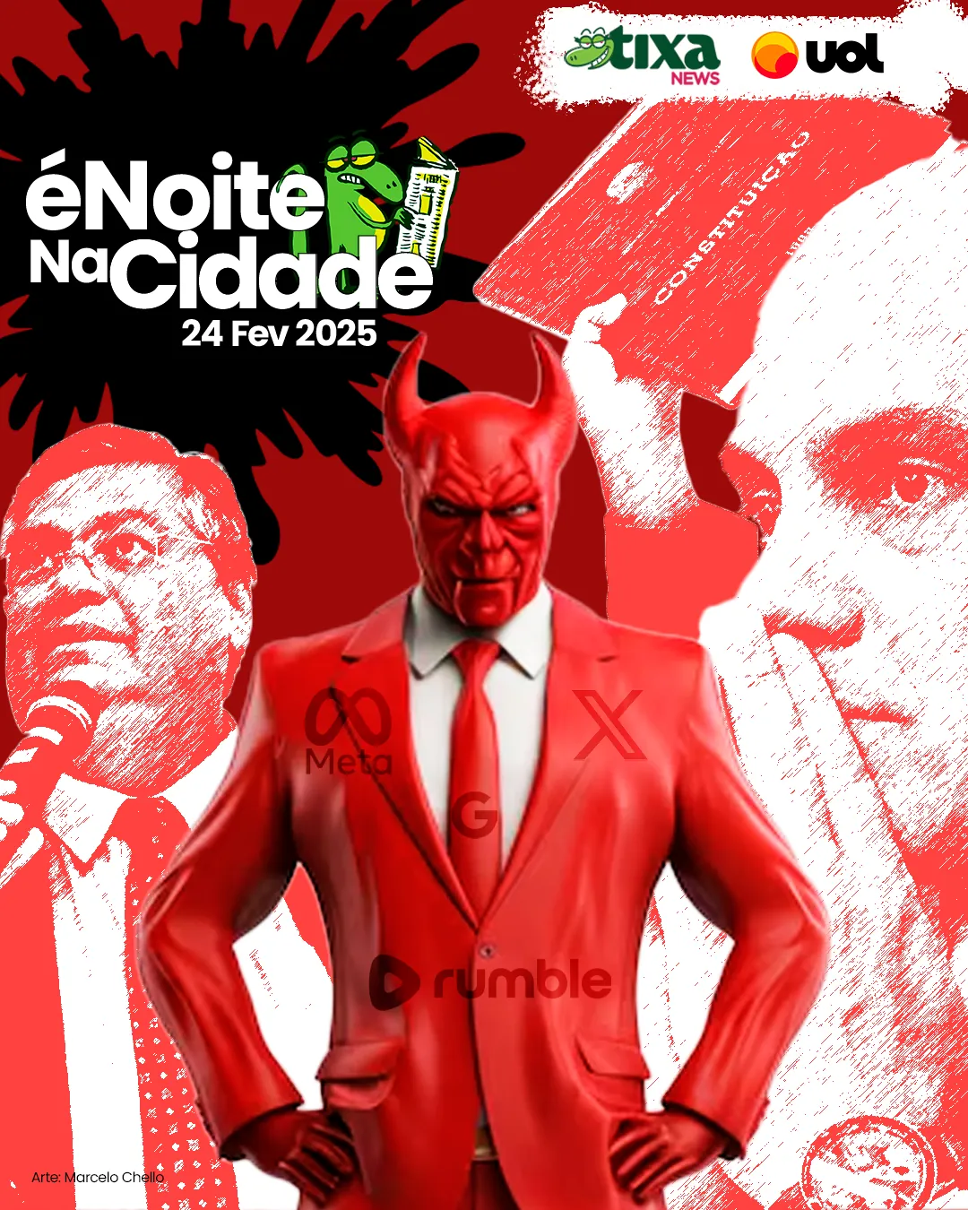 Capa: As big techs não são enviadas de Deus. Não?!!!!