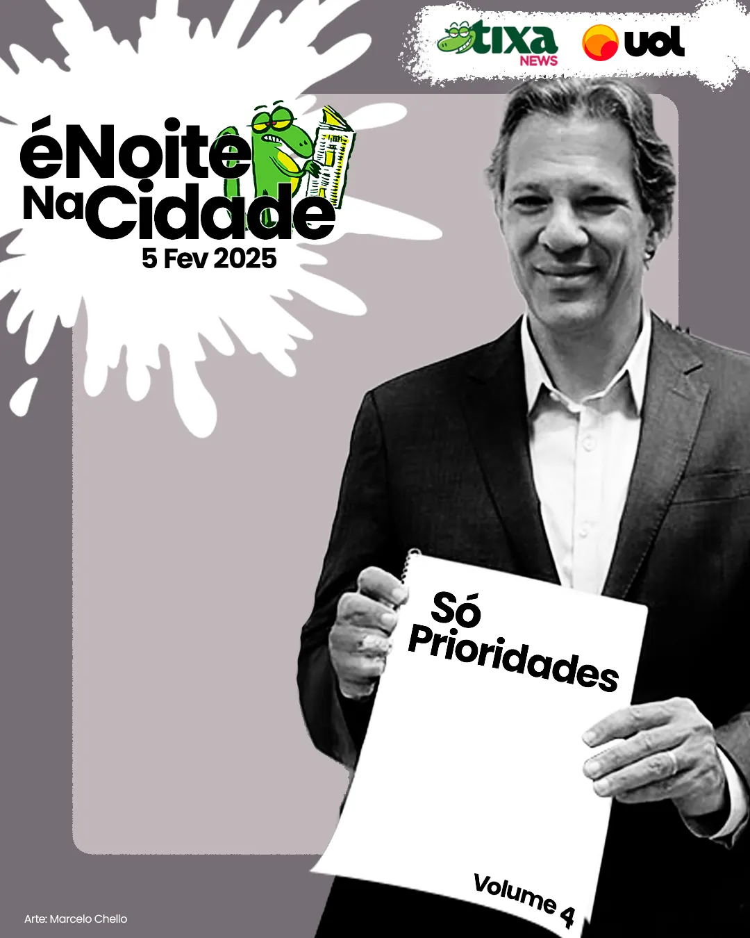 Capa: Uma listinha com 25 prioridades do Haddad
