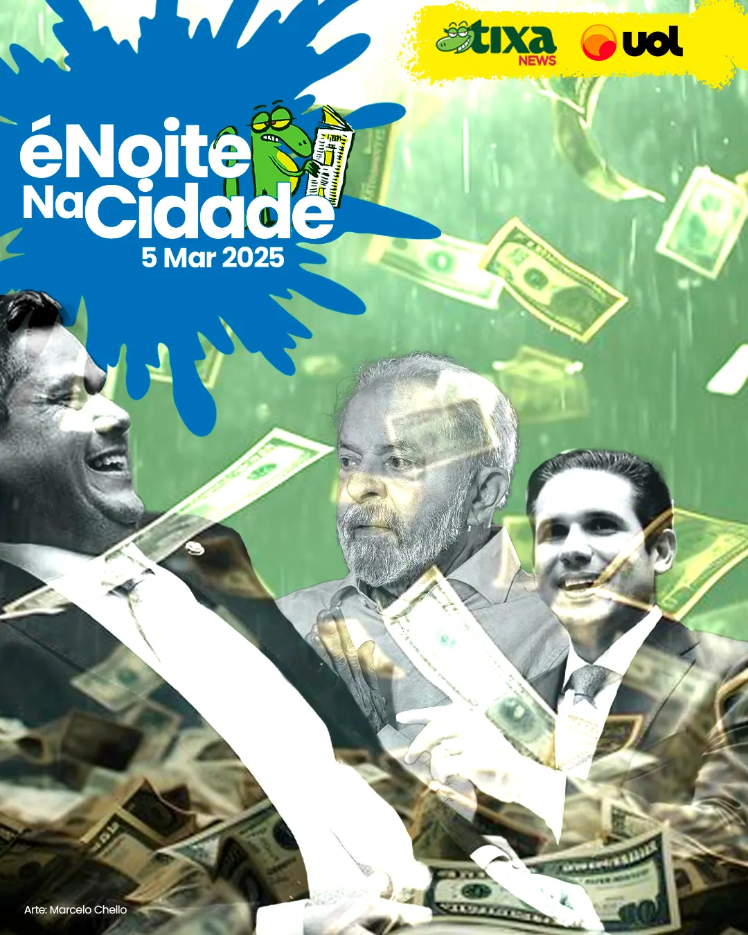 Capa: Liberaram o dinheiro