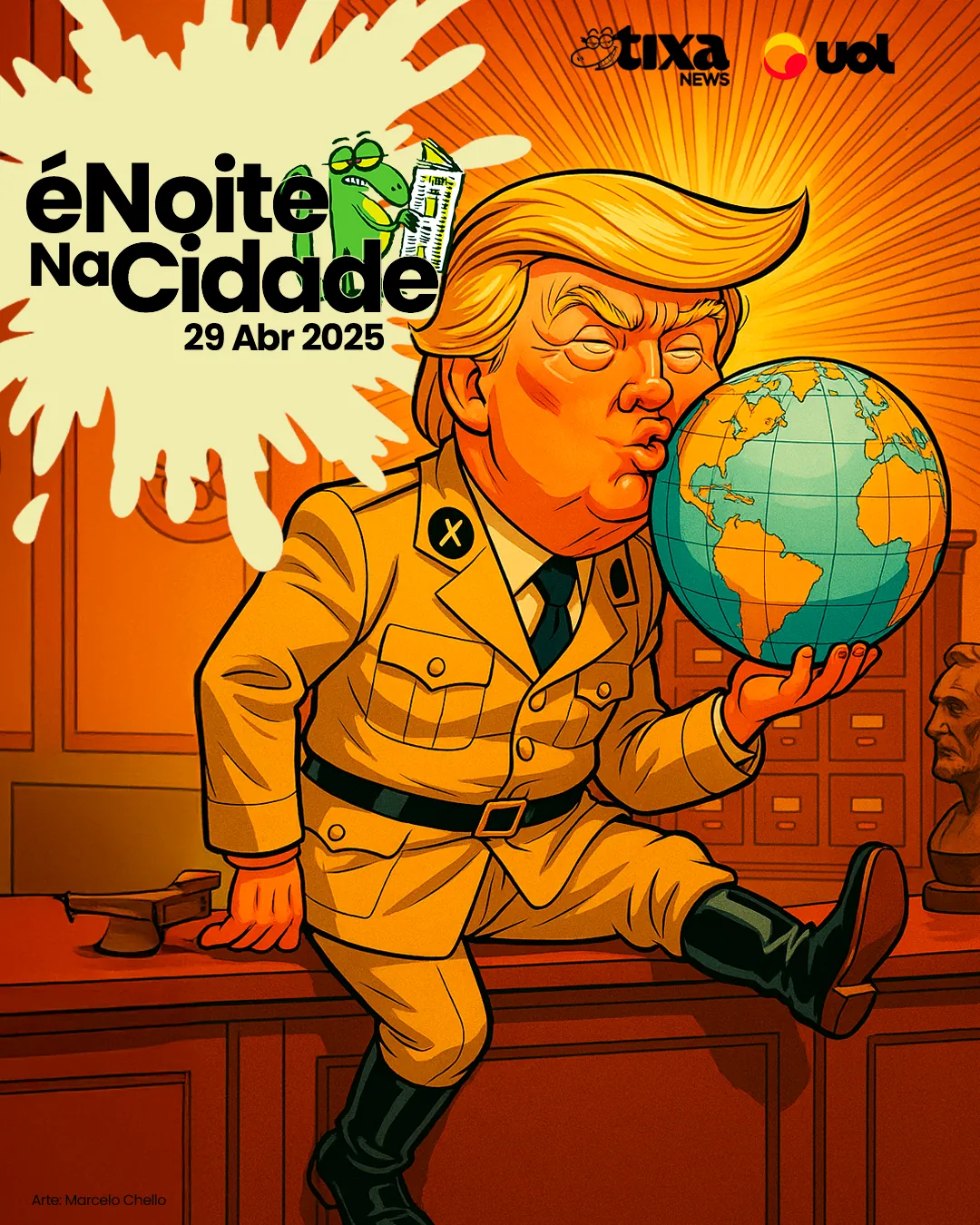 Capa: 100 anos do Trump, ops, 100 dias