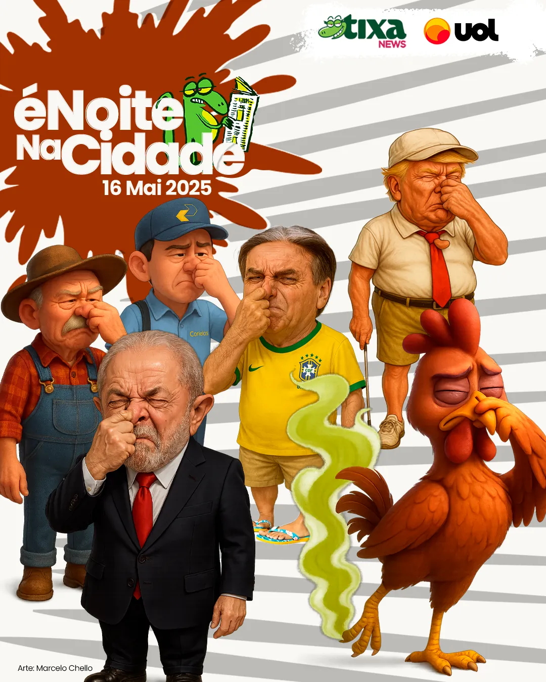 Capa: Azedou o pé do frango