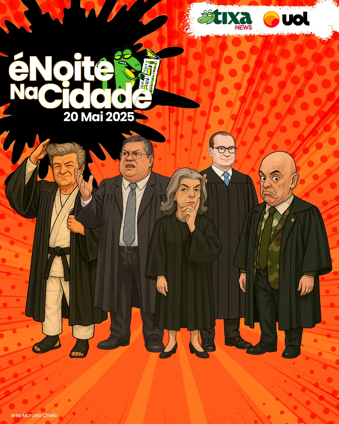 Capa: E eis que Xandão dá uma piscada verde-oliva