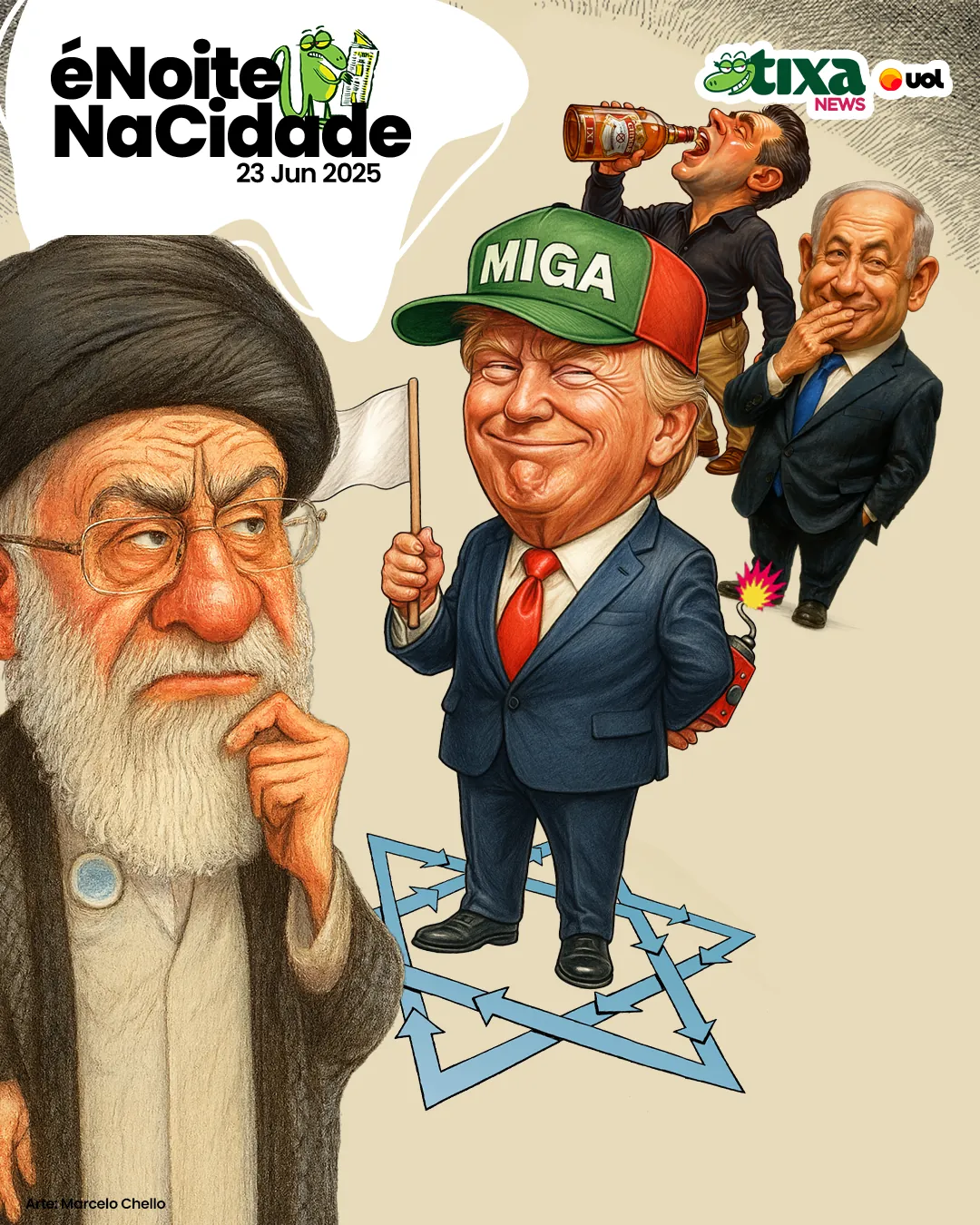 Capa: MIGA, sua loka! Make Iran Great Again!