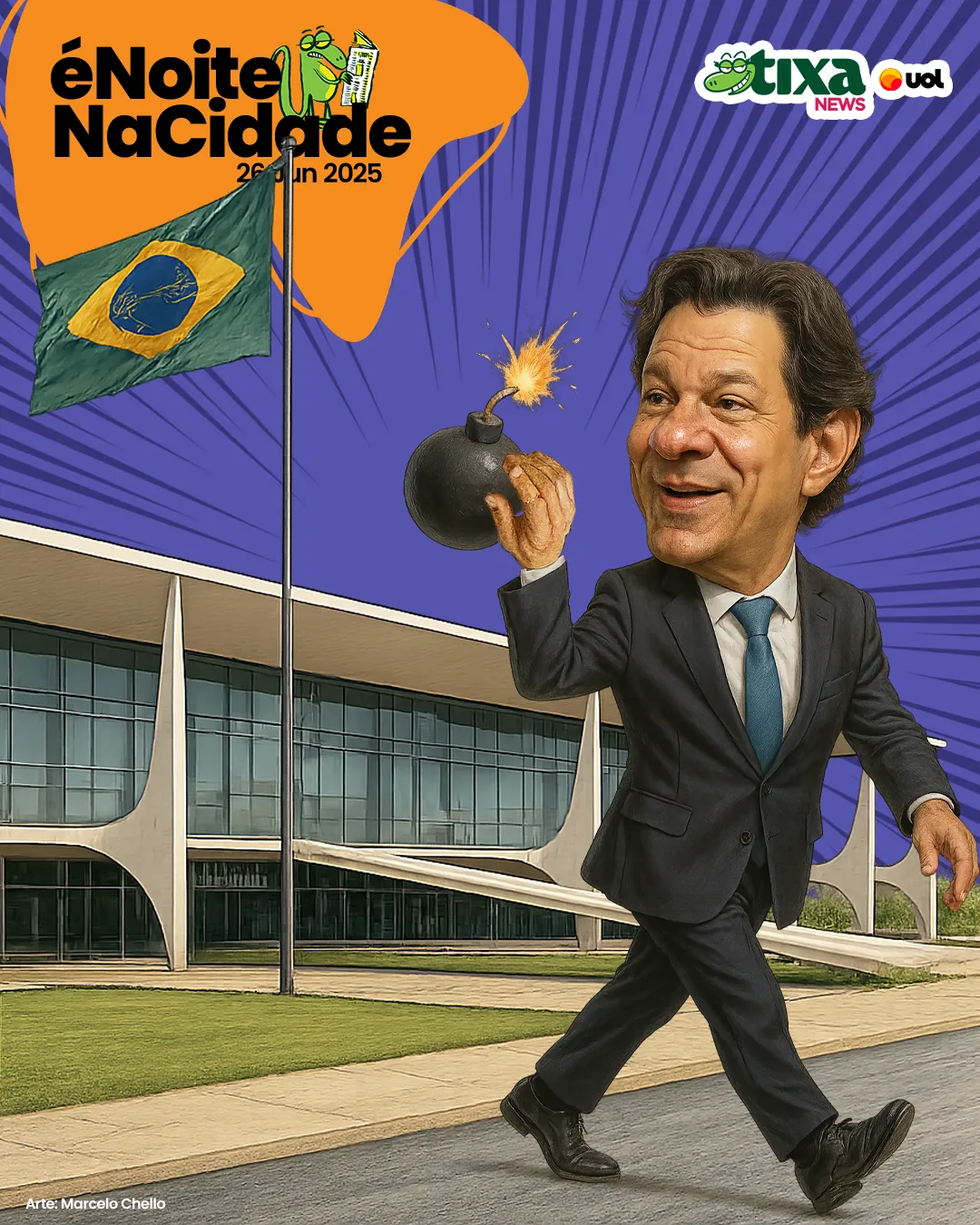 Capa: Haddad denuncia como o governo Lula está perdido