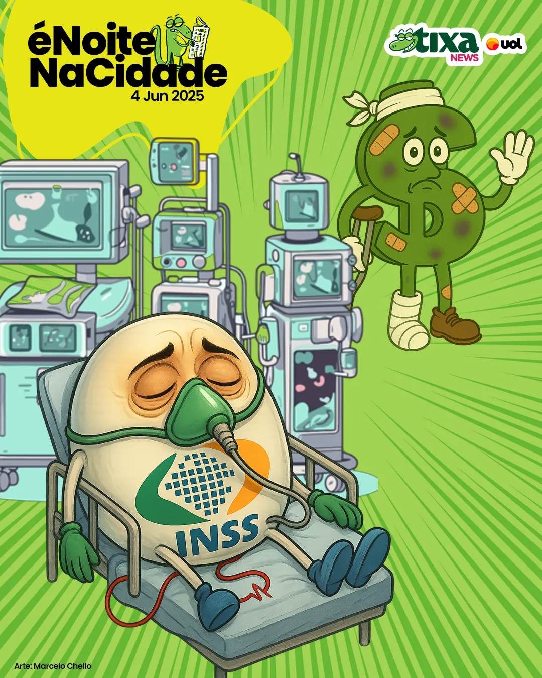 Capa: A economia respira. O INSS segue em coma