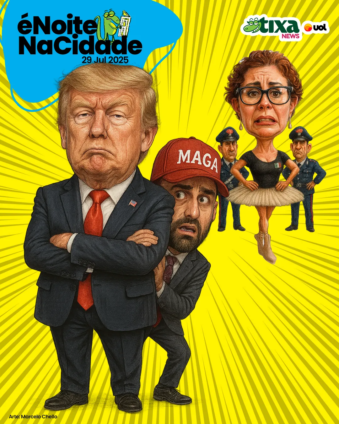 Capa: Dudu Bolsonaro dobra a aposta na ideia de que Só o Trump Salva