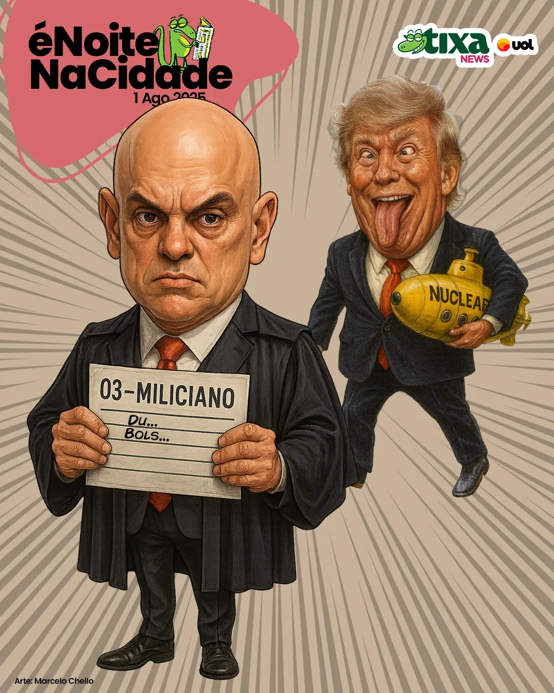 Capa: O tom do Xandão: organização criminosa miliciana