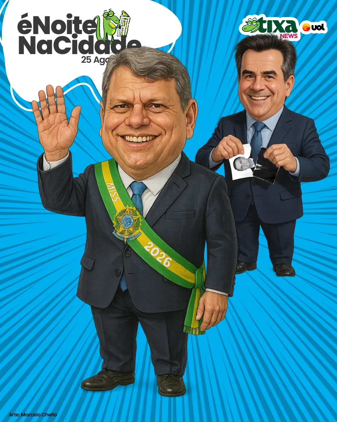 Capa: Bolsonaro já era. Tarcísio tem até lema para ser presidente