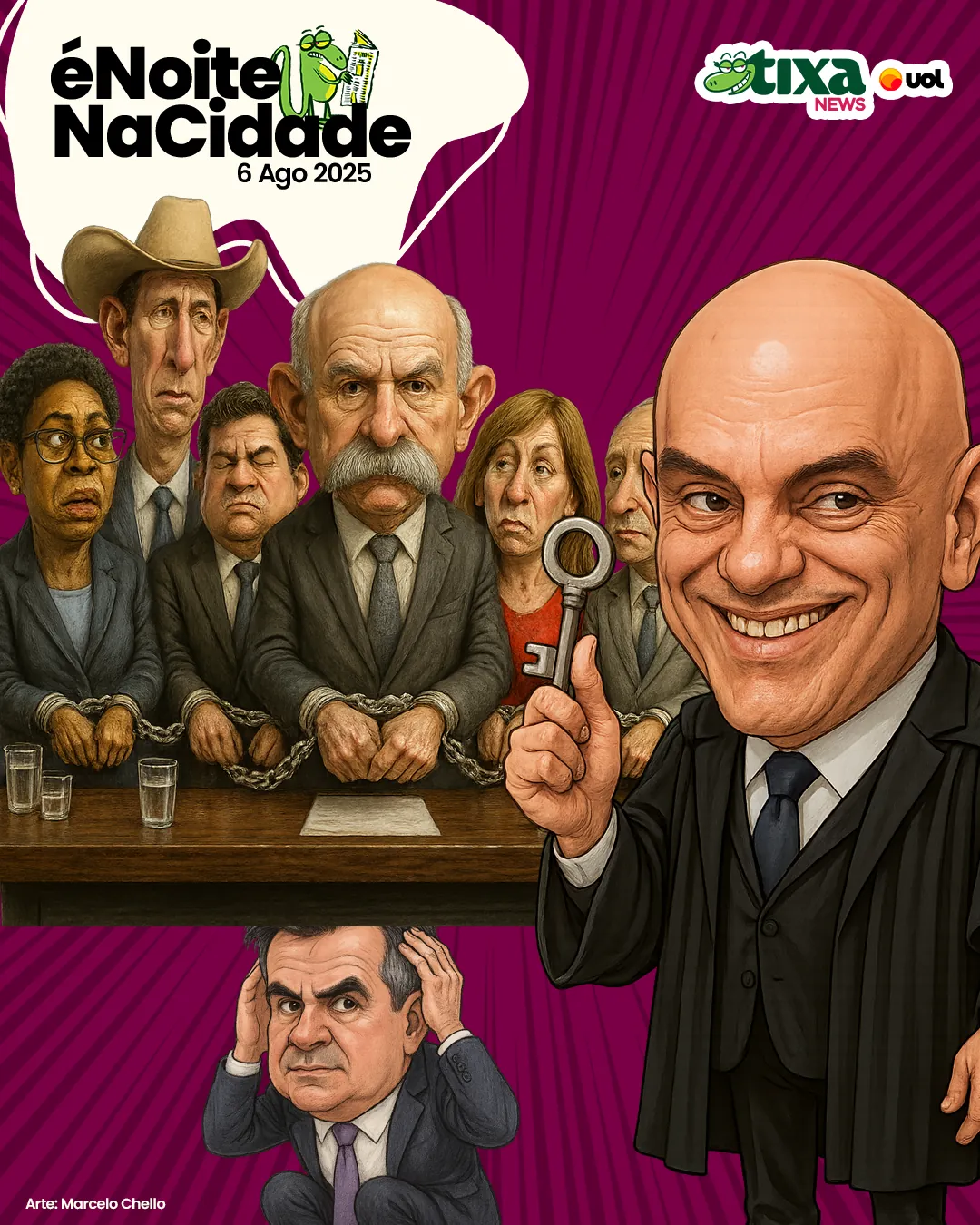 Capa: Não vai ter impeachment do Xandão