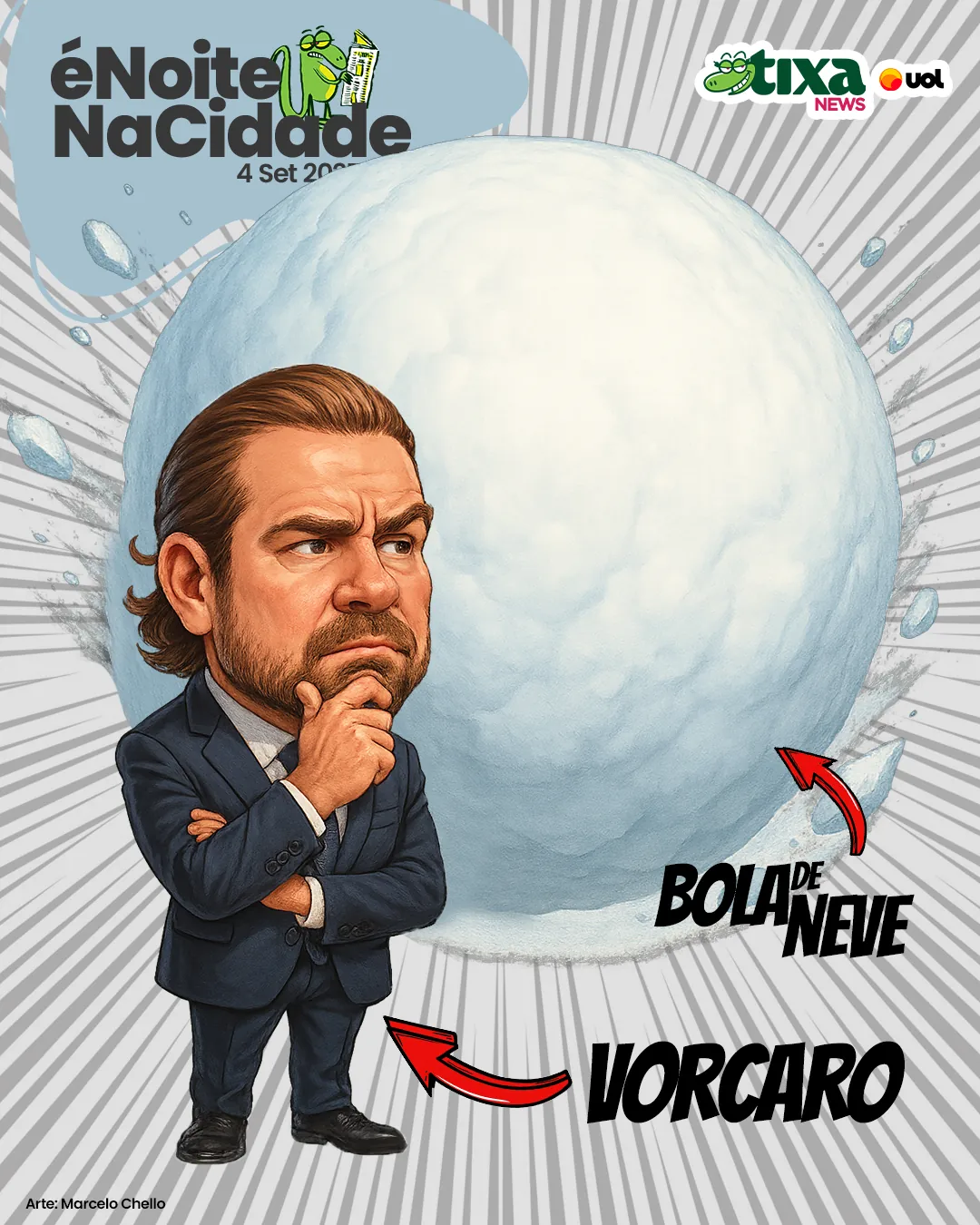 Capa: Banco Master virou uma Bola de Neve