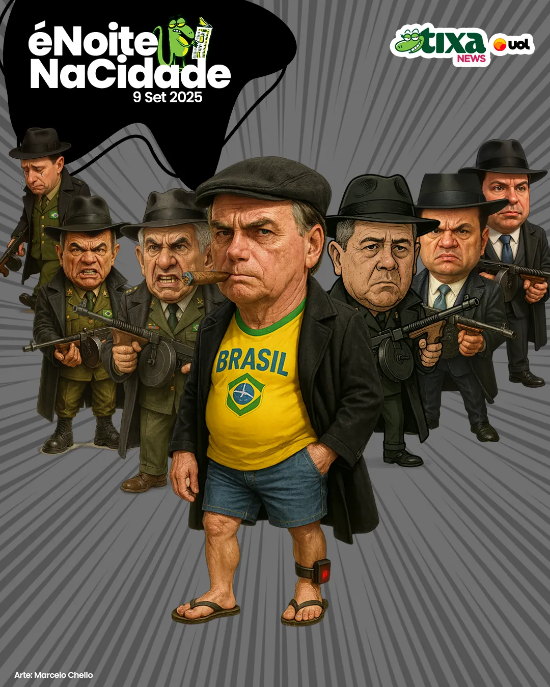Capa: El Capo: Bolsonaro por Xandão