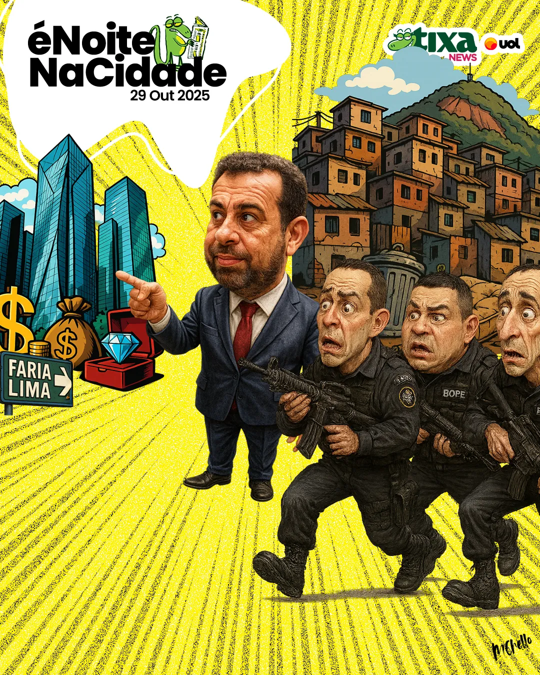 Capa: Boulos dá o tom da campanha: favela x Faria Lima