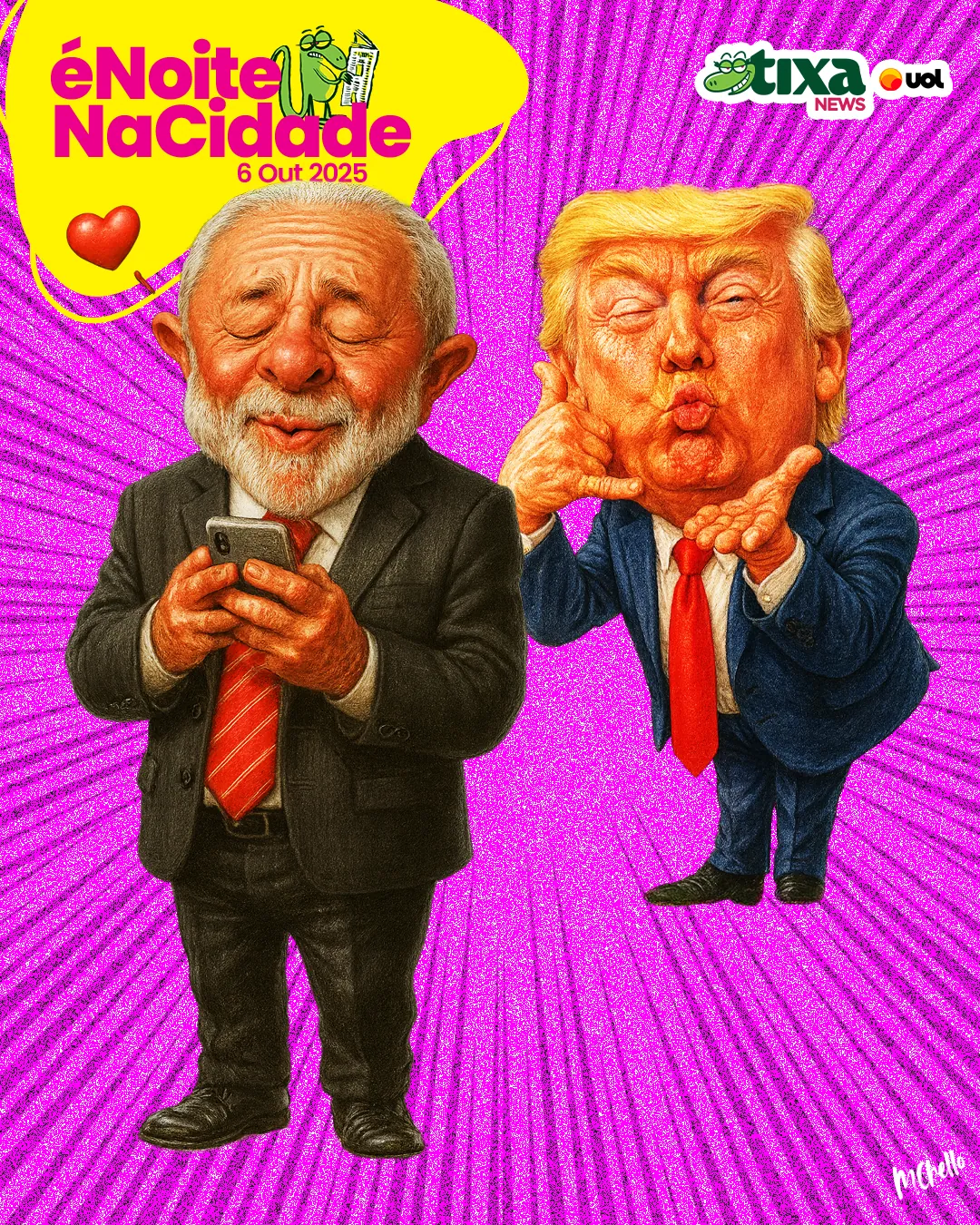 Capa: Que Trump é esse que deu o telefone pro Lula?