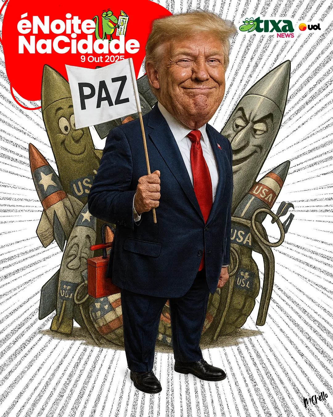 Capa: A guerra de Trump pela Paz