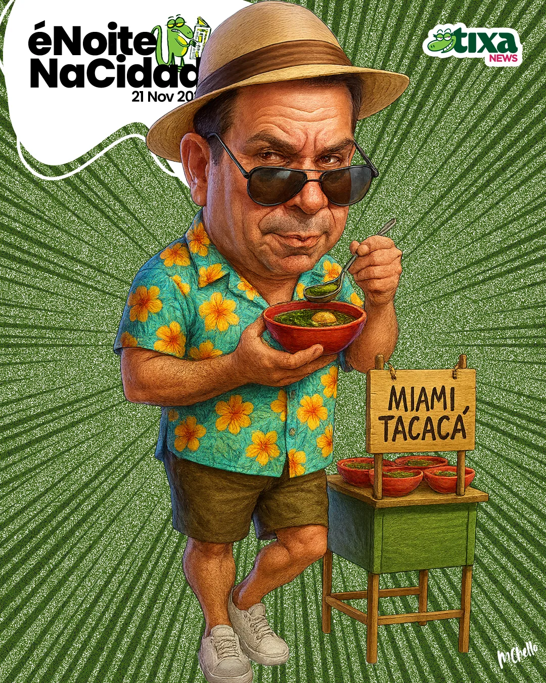 Capa: Vou ali em Miami tomar um tacacá e não volto