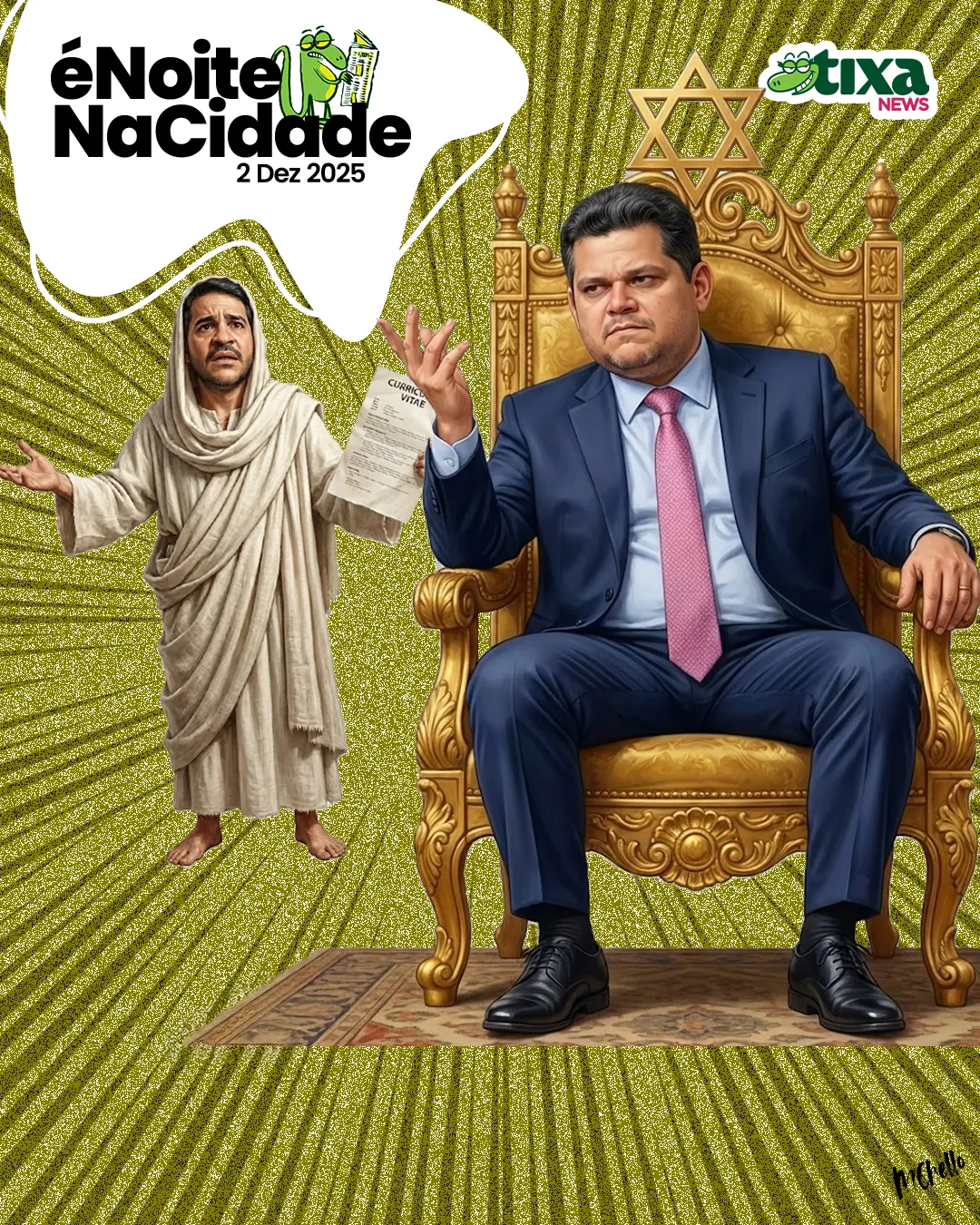 Capa: Messias precisando de um milagre