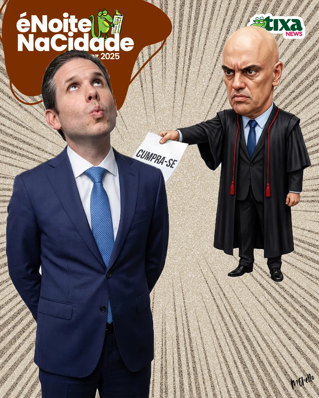 Capa: Xandão manda, Huguito ignora, Xandão manda de novo