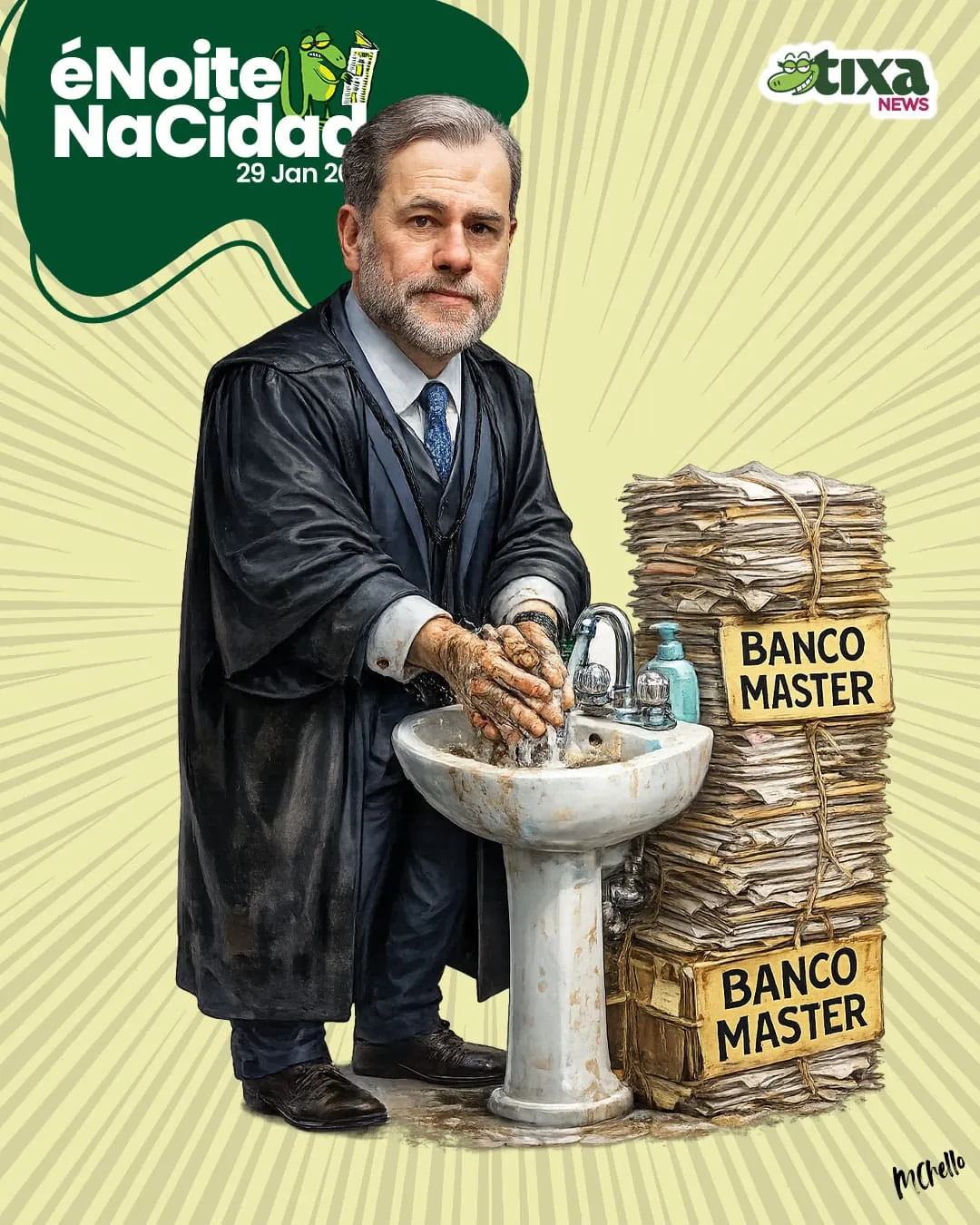 Capa: Toffoli recua