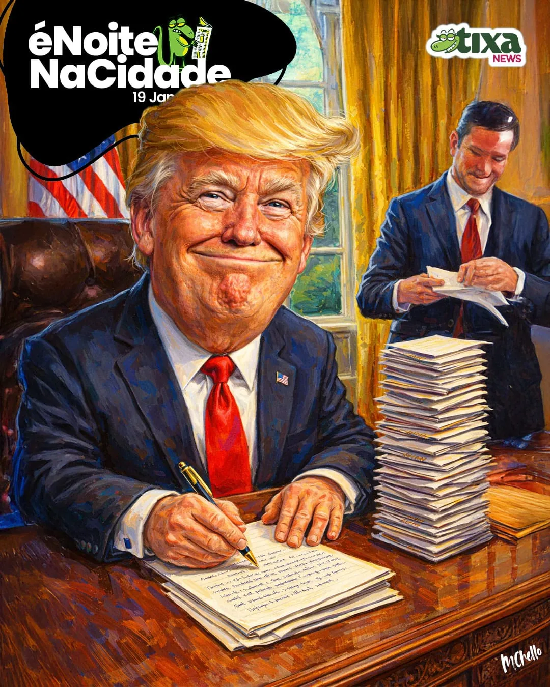 Capa: As cartinhas do Trump