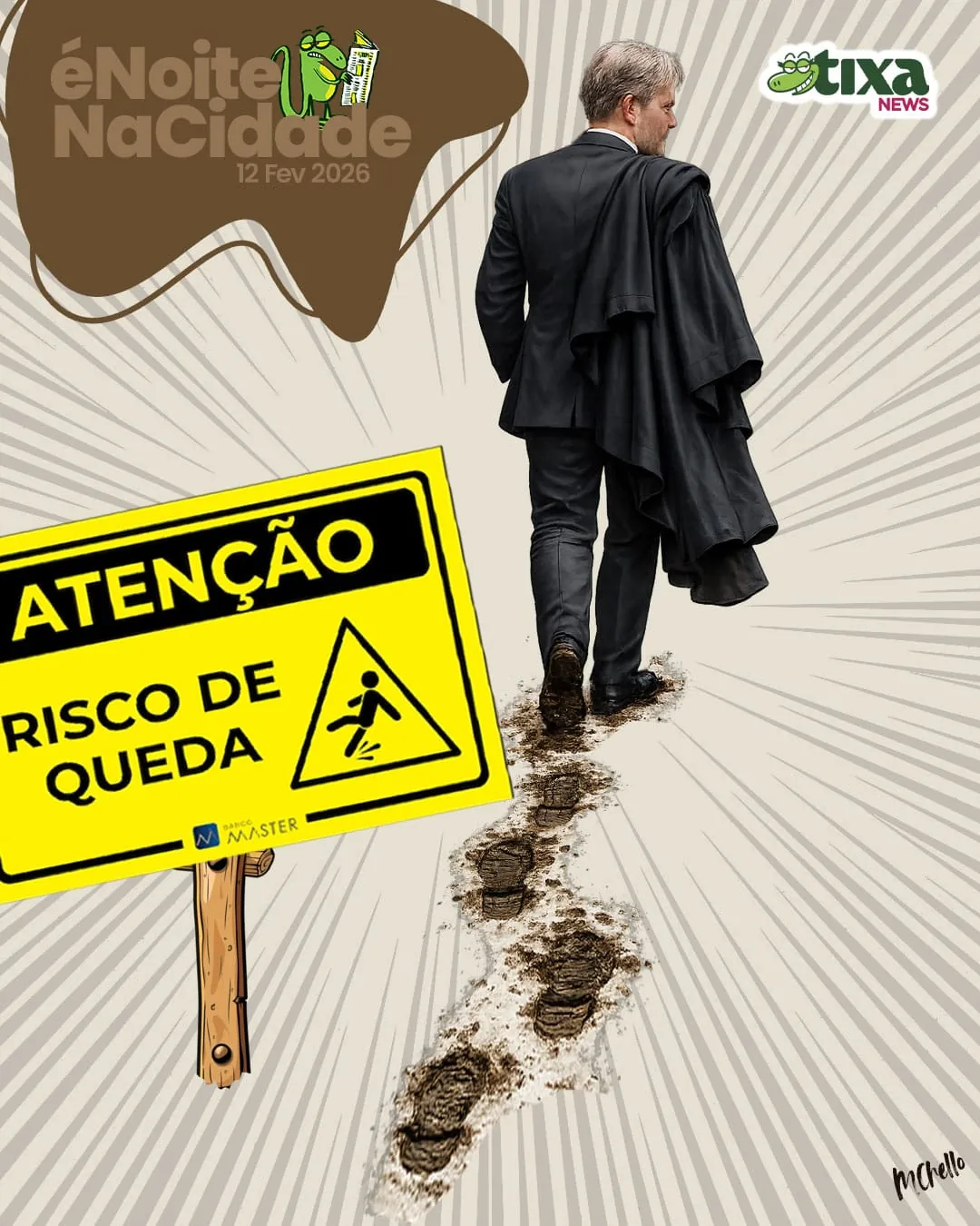 Capa: ATENÇÃO: risco de queda