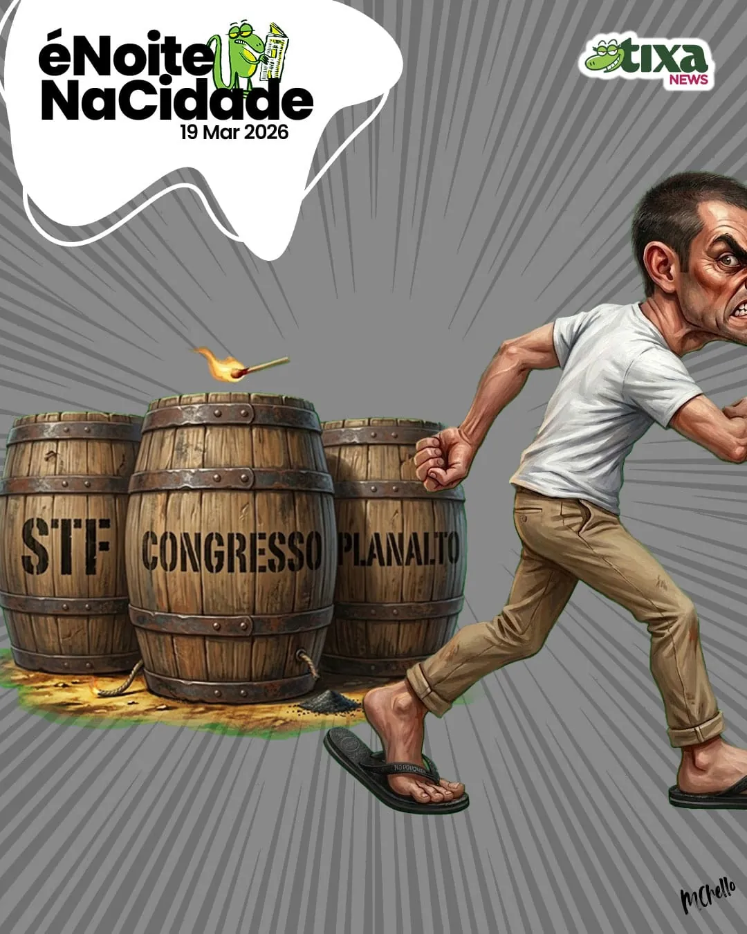 Capa: Atenção, começou.
