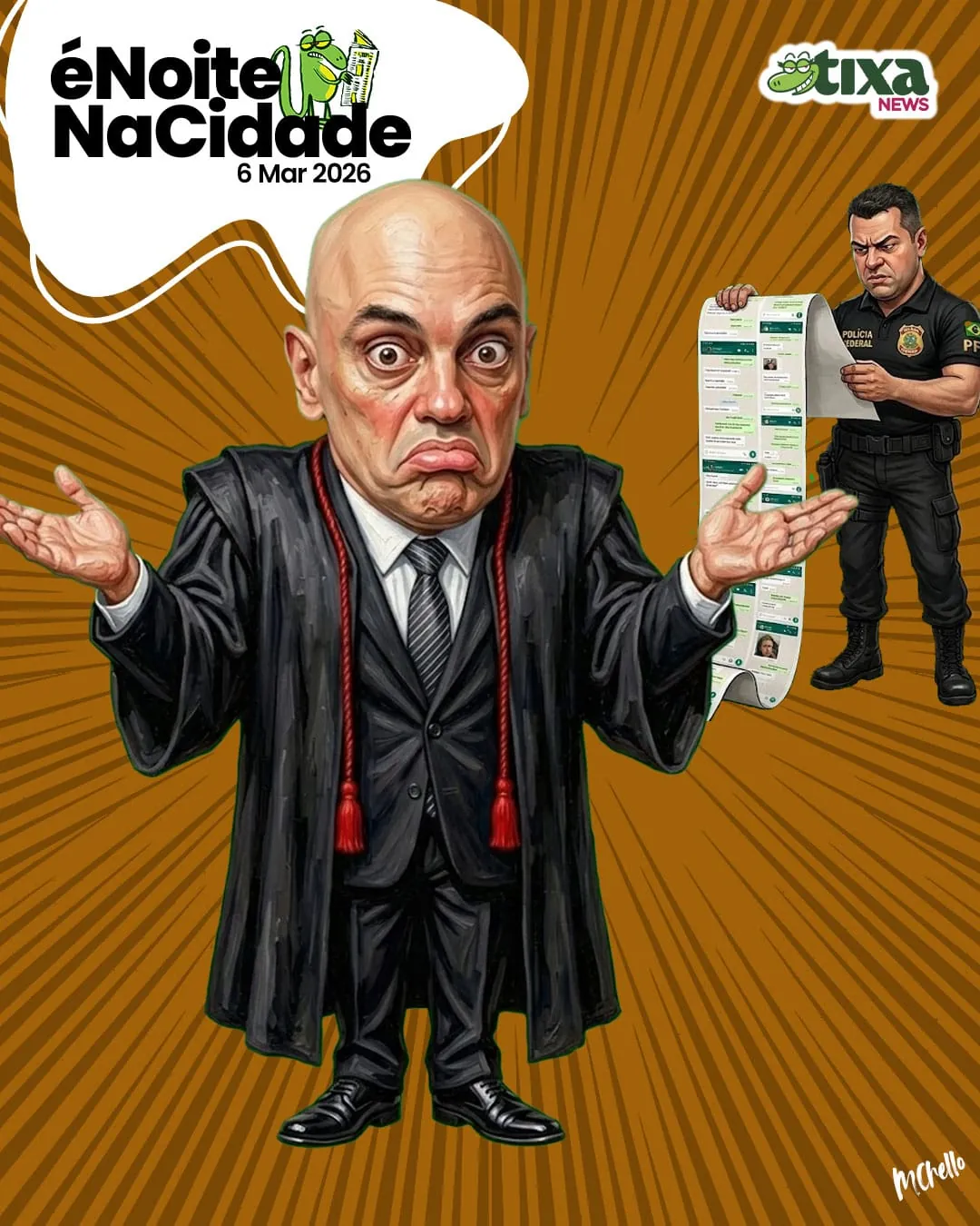 Capa: O que a IA tem a dizer sobre a nota do Xandão