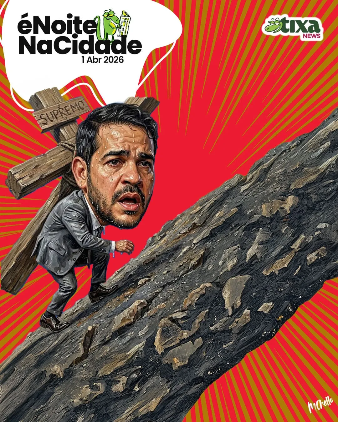 Capa: E lá vai o Messias subir a ladeira