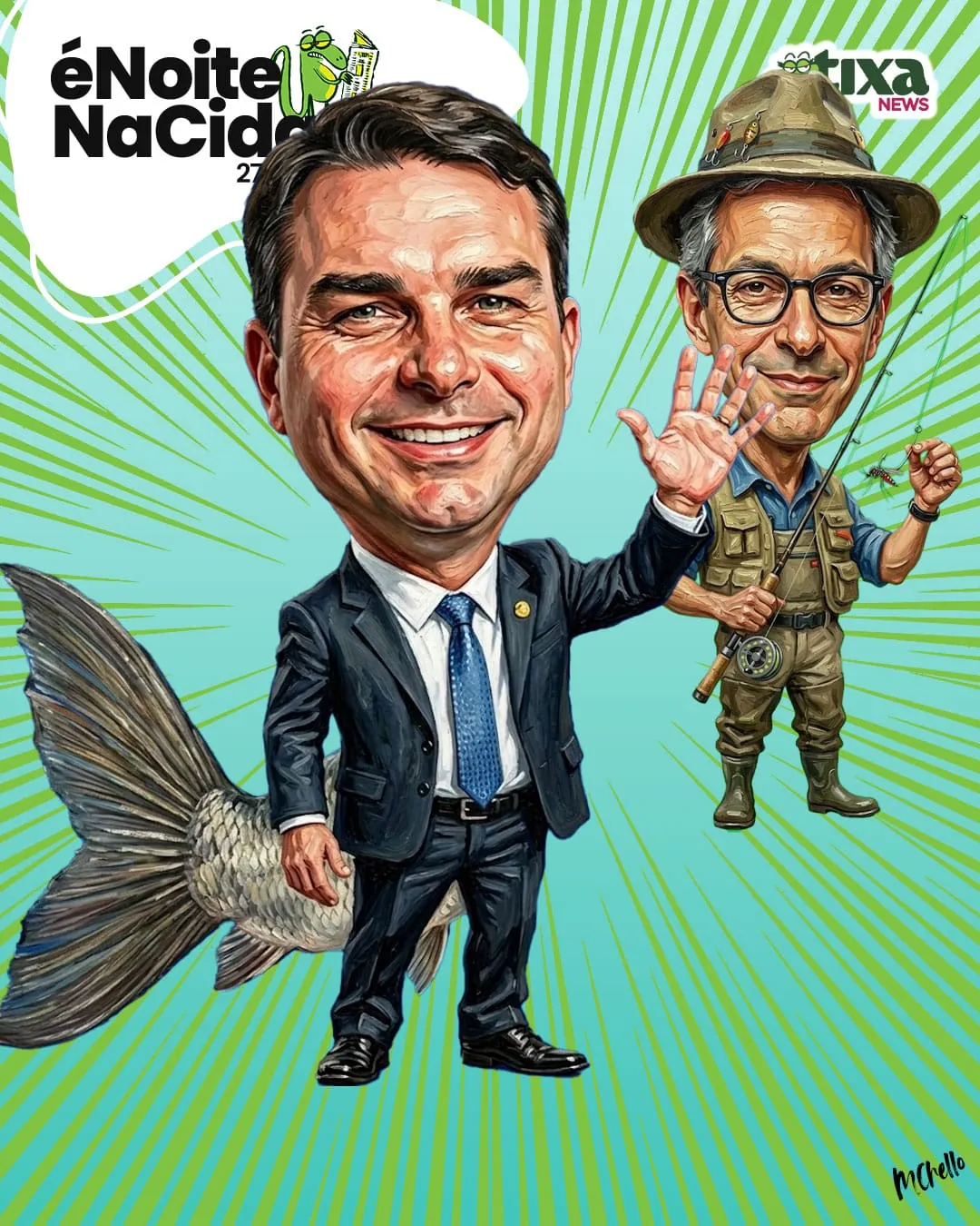 Capa: Depois da toupeira, o lambari